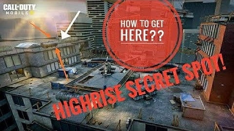 Highrise secret spot! | How to get on top of building in highrise  | Call of Duty: Mobile
