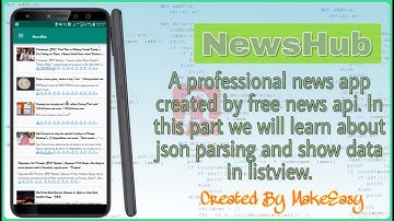 NewsHub News App (Part-3) | Android Studio Project, Kodular Project to Android Studio | MakeEasy