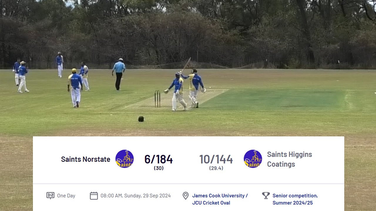 2024/25 Season - Third Grade - Round 3 - Saints Norstate vs Saints Higgins Coatings (Highlights)