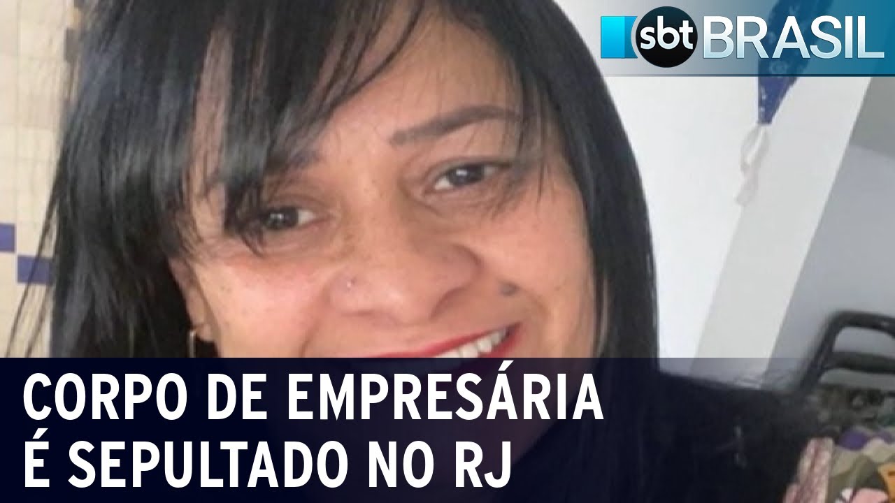 Corpo de empresária morta durante tentativa de assalto é sepultado no RJ | SBT Brasil (19/11/21)