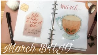 بوليت جورنال  شهر مارس ?? March bullet journal