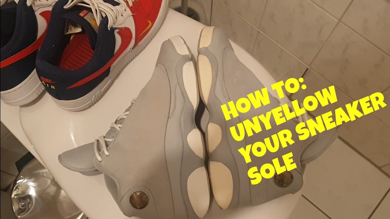 Most Frequently Asked Question How To Unyellow Restore Yellowed Shoe