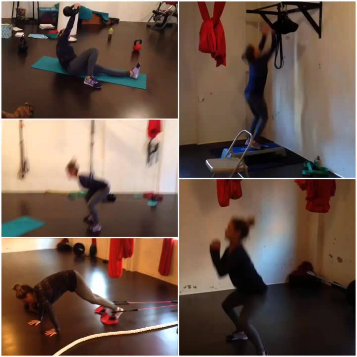 Bodyweight kettlebell circuit circuit board