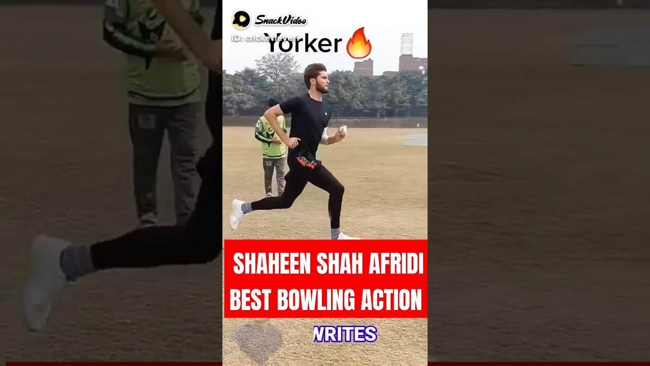 shaheen afridi bowling | action   