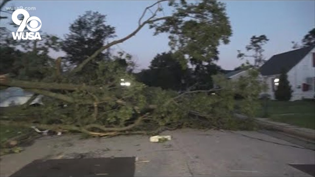 Ida Impacts DMV Gov Hogan tours weather damage in Anne Arundel County