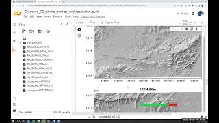 Third video looking at how to manipulate rasters in google colab using rasterio and gdal