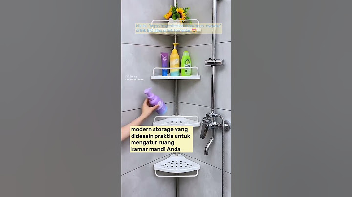 Rak Sudut Toilet Susun Kamar Mandi Tempat Sabun Multi Corner Shelf
