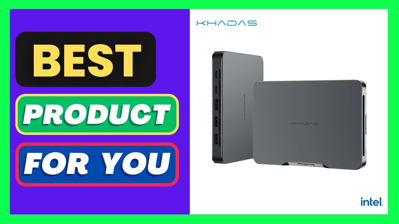 Khadas Mind 1 Mini PC, Intel Core i7-1360P 5.0GHz Micro Desktop Computer