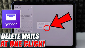how to delete yahoo mails in bulk on ipad?