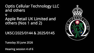 Optis Cellular Technology LLC and others v Apple Retail UK Limited and others (Nos 1 and 2)