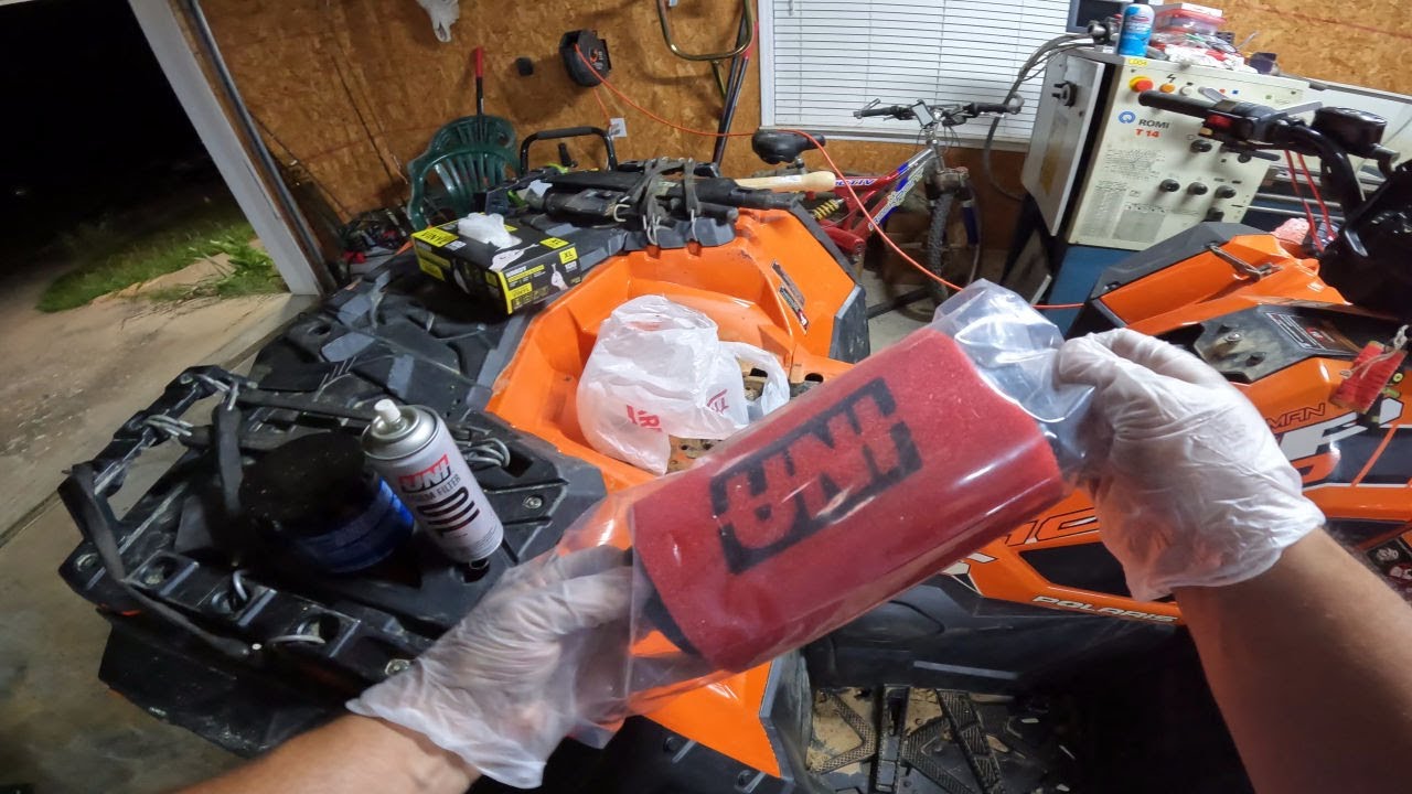 Polaris Sportsman UNI Filter Install