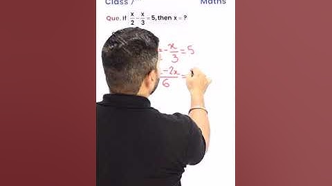 With the Help of LCM Find the Value of X ? - 1 Video1Mark पक्का Class 7th Maths #shorts