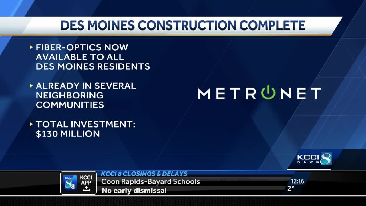 Metronet finishes laying fiber optics throughout Des Moines