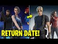 RESIDENT EVIL SKINS RETURN RELEASE DATE in FORTNITE ITEM SHOP! (When Will Resident Evil RETURN?)