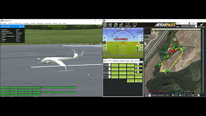 Telluraves Raptor 200 Demo Flight with ArduPilot SITL