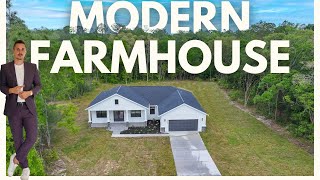 Touring the BEST Florida Farmhouse For Under $500,000 | 1 Acres Of NO HOA Land!