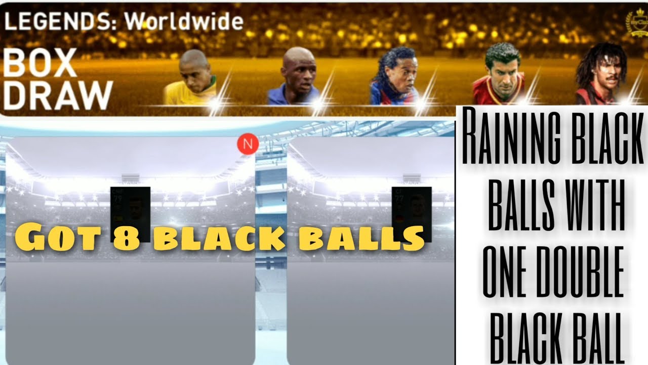 Thunder Black ball trick in Legends Worldwide Box Draw| PesMobile