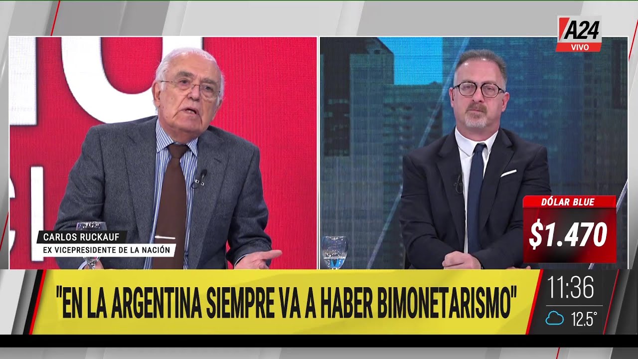 Carlos Ruckauf en A24: Lo que se fue es una banda mafiosa, eso dejó un tendal