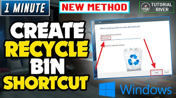 How to create Recycle Bin shortcut on Windows 11