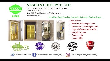 Nescon Lifts & Elevators Intro Video | Lifts & Elevators Explainer Video | Products Intro Video