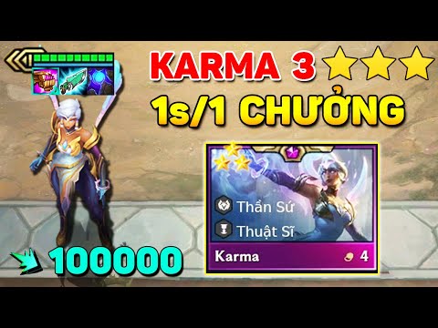 1s/ 1 PHỤT NHƯ BẮN SÚNG TIỂU LIÊN VỚI KARMA 3 SAO + ĐỒ CHUẨN THẾ GIỚI | KO CẦN HỒI MANA LÀ CÓ THẬT