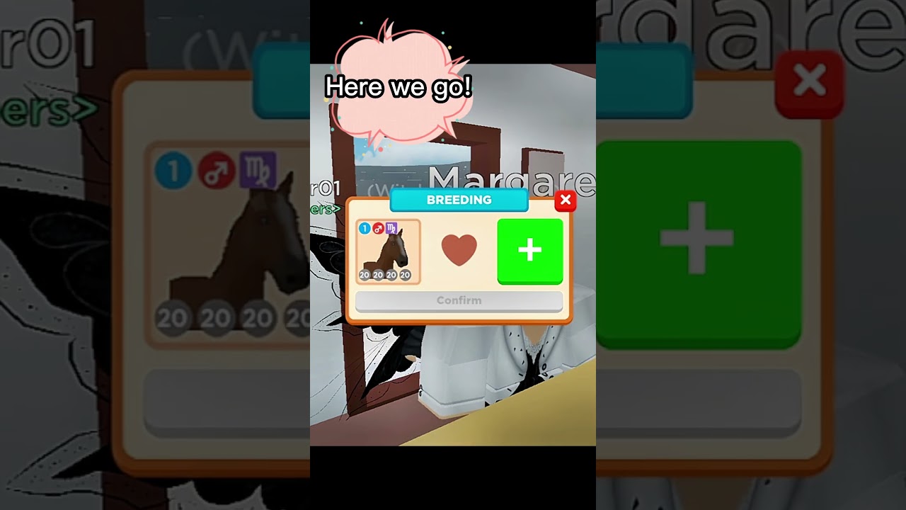 Выращиваем милого жеребенка в Horse Valley в Roblox 