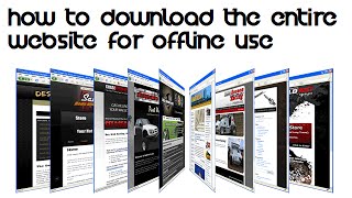 HOW TO DOWNLOAD THE ENTIRE WEBSITES FOR OFFLINE USE screenshot 5