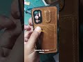 Hand Stitching a Leather Phone Case #stitchingholes #leathercraft #leatherwork #shortvideo #shorts