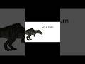 The real sound of a  Giganotosaurus...💀(stick nodes animation)#shorts #jurassicworld #dinosaur