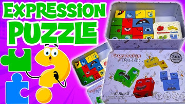 🧩 Fun Expression Puzzle for Kids! 😄 Learn Emotions and Faces | Fruity Veggie Playtime 🎉