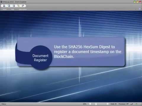 How to register a document with a SHA256 hexdigest signature