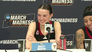 Texas Tech Postgame Press Conference (2026 Women's Second Round)