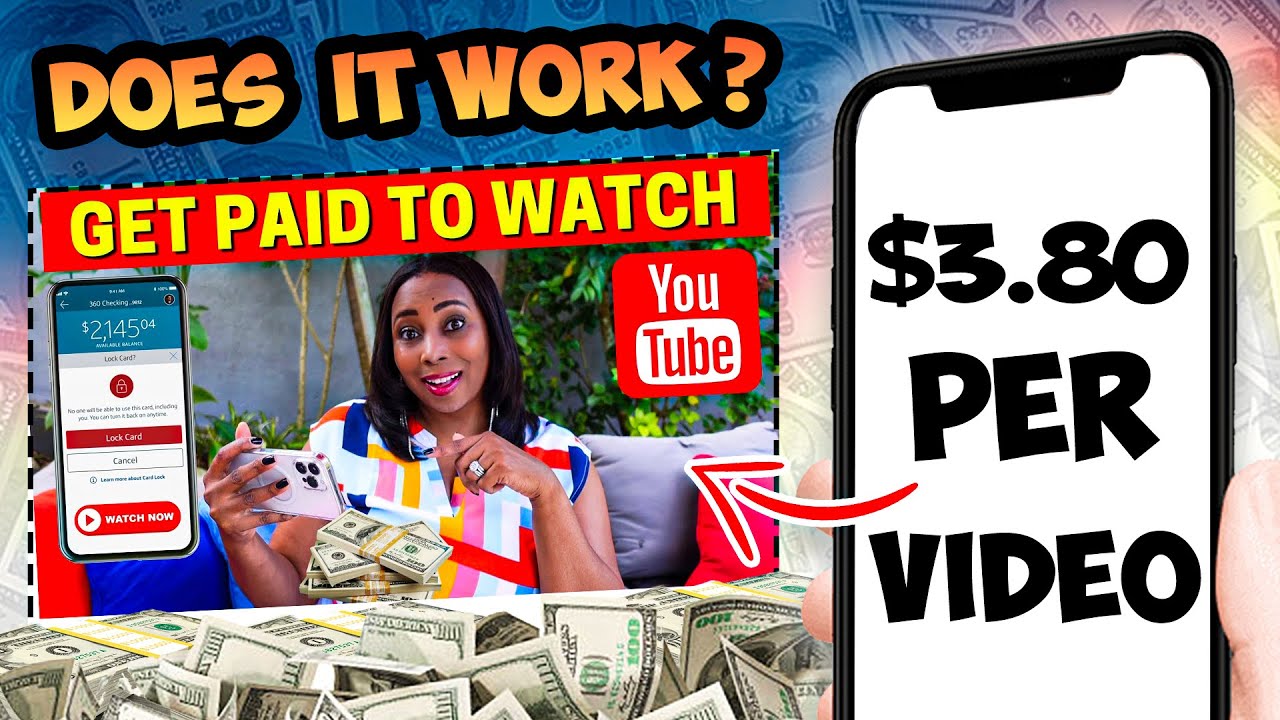 I Tried Making Money Watching YouTube Videos - Does It Work ? - YouTube