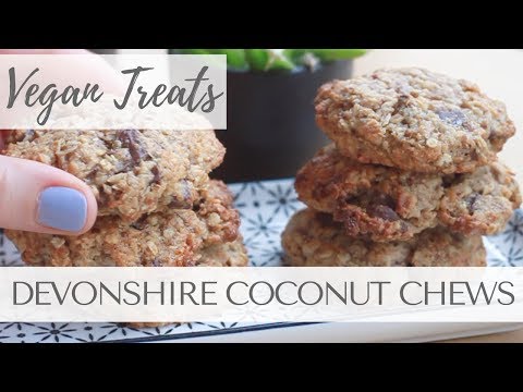 {Recipe} Best Vegan Cookies | Devonshire Coconut Chews 😋