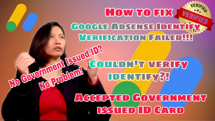 How to fix failed Proof of Identity/GOOGLE ADSENSE IDENTITY VERIFICATION|Couldn't verify Identity