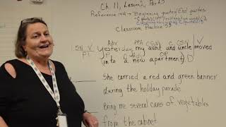 Shurley English, Chapter 11, Lesson 2, pt 3