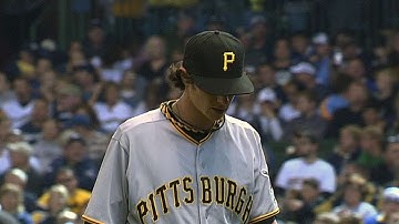 PIT@MIL: Locke strikes out seven over six scoreless