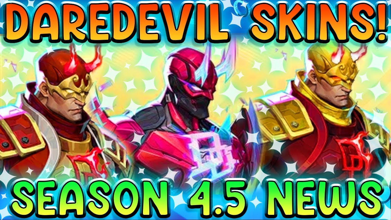 DAREDEVIL SKINS! NEW EVENT! Marvel Rivals Season 4.5 Roadmap - YouTube