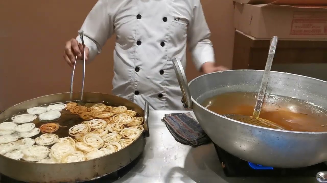 Live Jalebi Station at Kathmandu Nepal