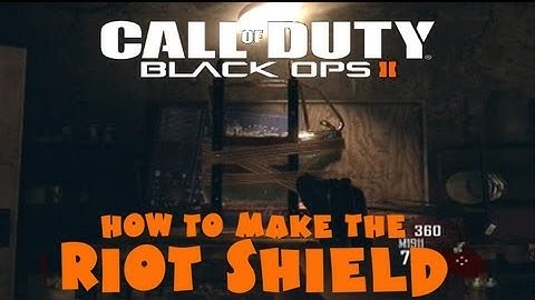 Black Ops 2 Zombies: How to make the Riot Shield