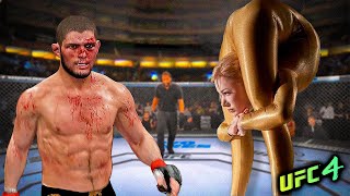 Khabib Nurmagomedov vs. Julia Gunthel | Zlata (EA sports UFC 4)