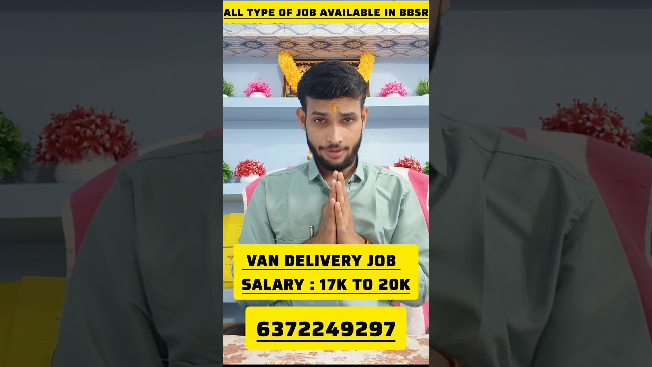 van delivery job vacancy | 