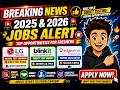 🚨 Blinkit & LG Direct Test Hiring! 🚀 EdgeVerve Mega Drive | Mass Hiring for 2024, 2025 & 2026 Batch