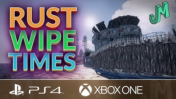 Wipe Schedule for January 🛢 Rust Console News 🎮 PS4, XBOX