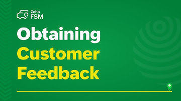 Obtaining Customer Feedback – Service Reports in Zoho FSM Mobile App