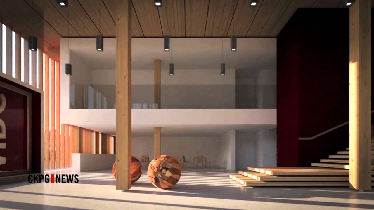 Wood Innovation and Design Centre Announcer