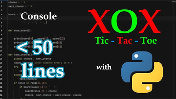 How to make Tic-Tac-Toe Game in Python in 50 lines | Easy Tutorial | Full Explanation