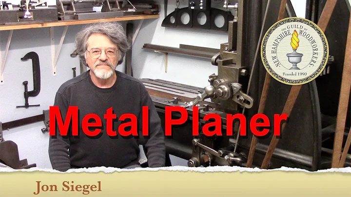 How to Run a Metal PlanerPart One