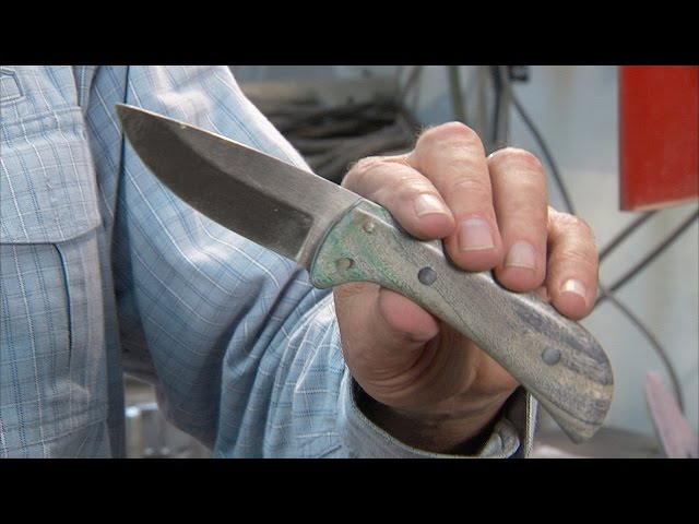 Watch How To Make a Knife on YouTube.