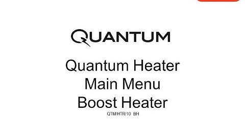 Dimplex Quantum Heater | Boost Function